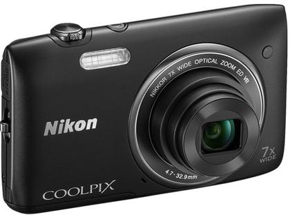 Câmera Digital Nikon Coolpix S3500 20.1MP LCD 2,7” - Zoom Óptico