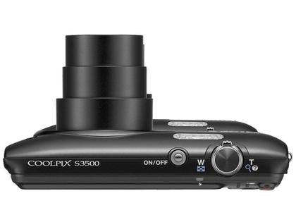 Câmera Digital Nikon Coolpix S3500 20.1MP LCD 2,7” - Zoom Óptico