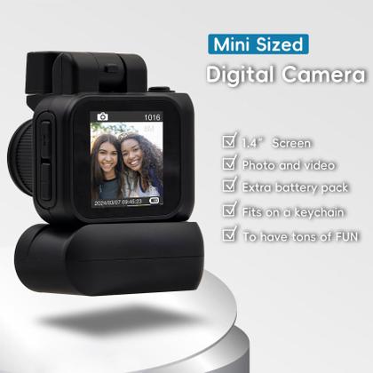 Imagem de Câmera digital OIKSPY com tela LCD de 1,4 polegadas 1080P 32GB