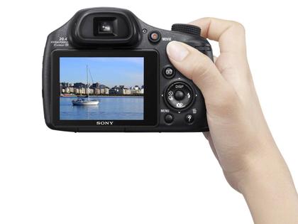 Câmera Digital Profissional Sony DSC-HX300 20.4MP - LCD 3” Móvel
