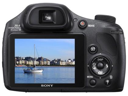 Câmera Digital Profissional Sony DSC-HX300 20.4MP - LCD 3” Móvel