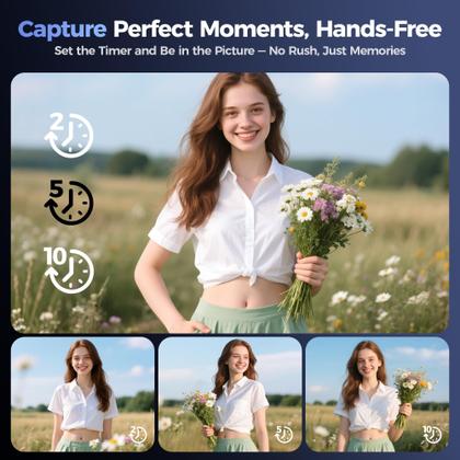 Imagem de Câmera digital QIUOIO 4K 64MP com tela flip de zoom 16X