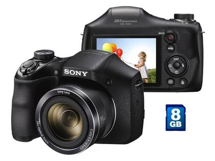 Câmera Digital Sony Cyber-shot DSC-H300 20.1MP - LCD 3” Zoom