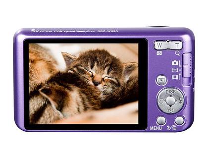 Câmera Digital Sony Cyber-Shot W630 16.1MP LCD 2,7 - Zoom Óptico