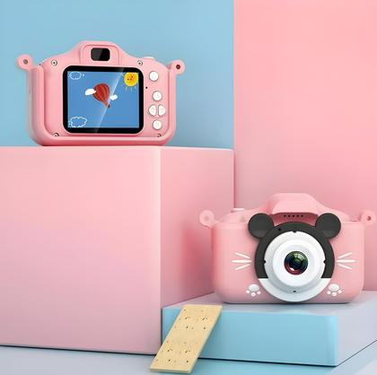 Imagem de Câmera E Filmadora Digital Com Câmera Frontal e Case Infantil Recarregável
