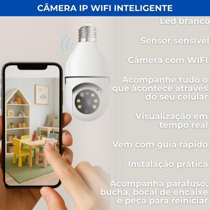 Imagem de Camera espia seguranca wifi smart inteligente no2problems