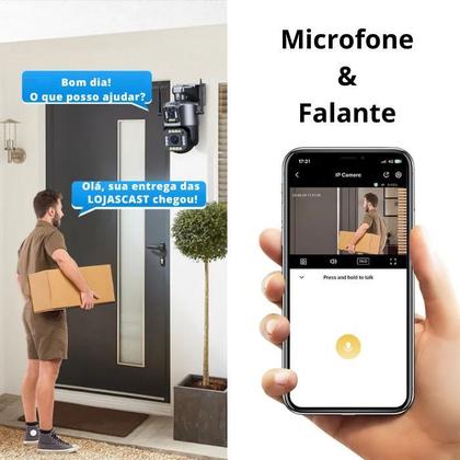 Imagem de Câmera Espiã Wifi 8mp 360 A8x