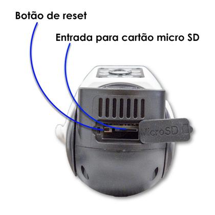 Imagem de Câmera Externa Lente Dupla Segurança Ip Infravermelho Wifi Hd Orbitronic