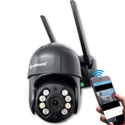 Imagem de Câmera Externa Segurança Ip Infravermelho Wifi Hd Cor Preta Orbitronic