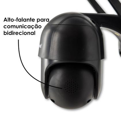 Imagem de Câmera Externa Segurança Ip Infravermelho Wifi Hd Cor Preta Orbitronic