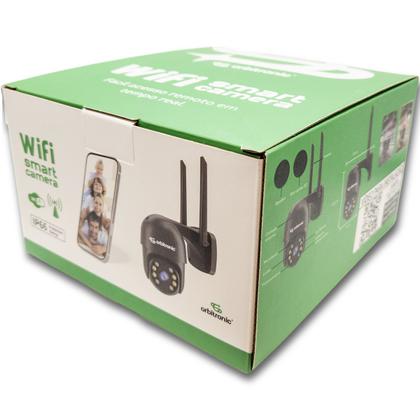 Imagem de Câmera Externa Segurança Ip Infravermelho Wifi Hd Cor Preta Orbitronic