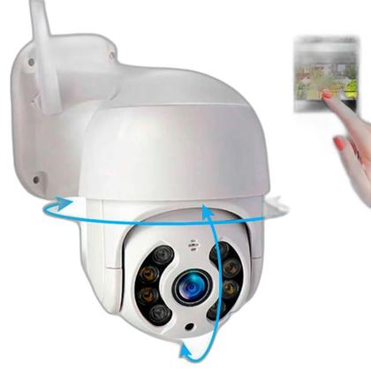 Imagem de Câmera Externa Segurança Wifi Ip Giratória 360 Full Hd A6