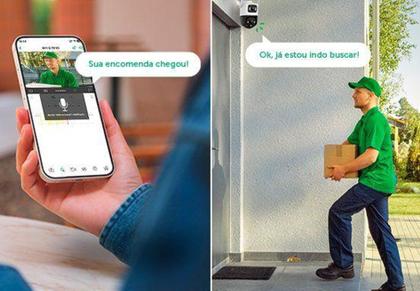 Imagem de Câmera Externa Wi-Fi 3MP 360 Full Color iM9+ Com Micro SD 64gb - Intelbras