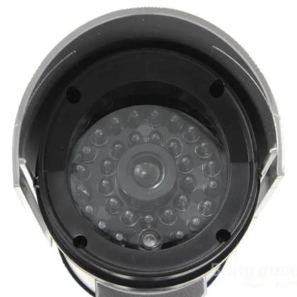 Imagem de Camera falsa led piscante micro dome sem fio fake monitoramento cftv espanta ladrao estilo profissional