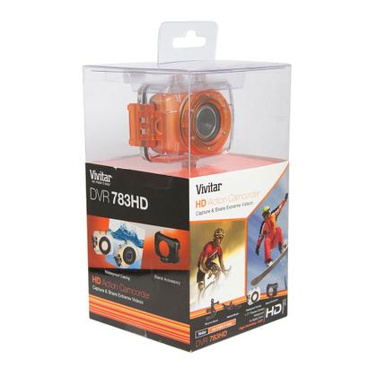 Imagem de Câmera Filmadora de Ação Hd Com Caixa Estanque e Acessórios Dvr783Hd Vivitar