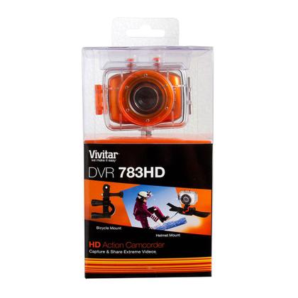 Imagem de Câmera Filmadora de Ação Hd Com Caixa Estanque e Acessórios Dvr783Hd Vivitar