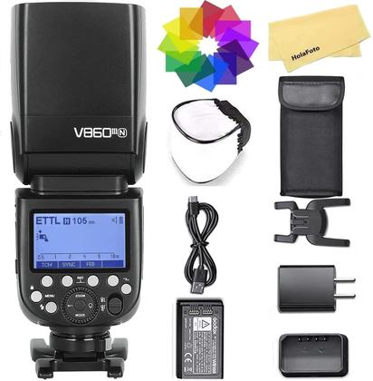 Imagem de Câmera Flash Godox V860III-N para Nikon com bateria de íon de lítio