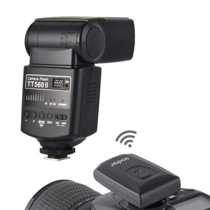 Imagem de Câmera Flash Speedlite Godox TT520II sem fio 433 MHz GN38