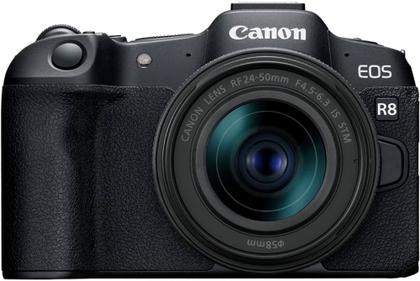 Camera fotográfica Canon EOS R8 kit lente RF 24-50mm F4.5-6.3 IS