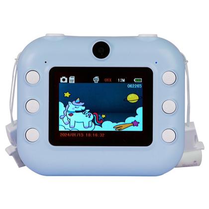 Imagem de Camera Fotografica Digital Infantil Azul Fotos Instantânea