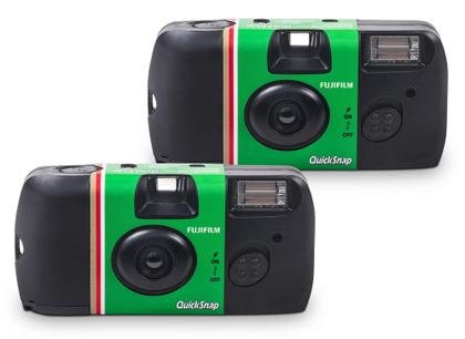 Imagem de Câmera Fujifilm QuickSnap Flash 400, pacote com 2, 54 exposições