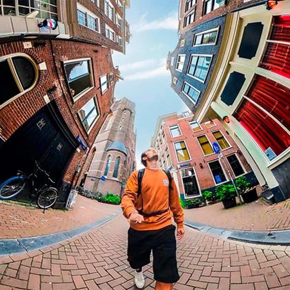 Imagem de Câmera GoPro Max 360, à Prova d'água, Vídeo 360 5.6K, Foto 360, Max HyperSmooth, Capturas com bastão invisível, Preto, CHDHZ-203-RW