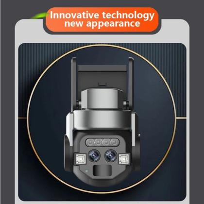 Imagem de Câmera HD IP67 Ipega CA210 Visão Noturna e Iluminação Dupla 360