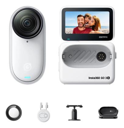 Imagem de Câmera Impermeável Insta360 Go 3s 4k Branca 128gb