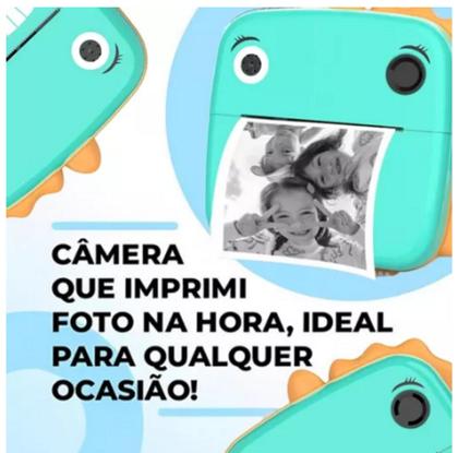 Imagem de Câmera Infantil Filmadora Full Hd Divertida Impressão Instantanea e Jogos