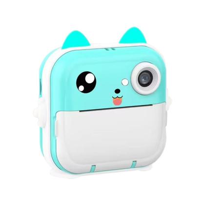 Imagem de Câmera Infantil Instantânea Filmadora Full Hd Divertida Jogo - AZUL