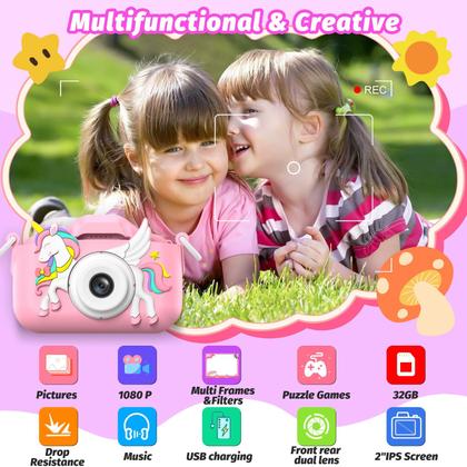 Imagem de Câmera infantil masterbee Children 1080P HD Video 3-12 anos