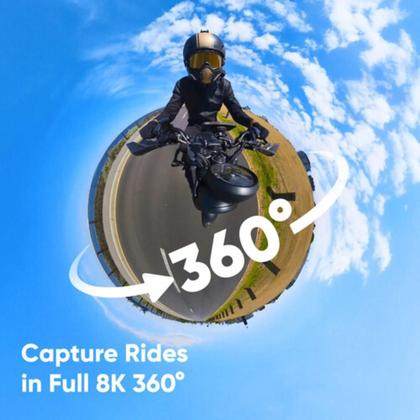 Imagem de Câmera Insta360 X4 360 8K Motorcycle Kit Cinsabmax405
