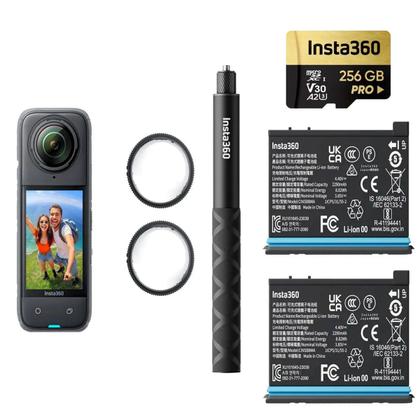 Imagem de Câmera Insta360 X4 Starter Bundle (Baterias + Cartão + Bastão)