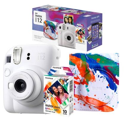 Imagem de Camera Instantanea Instax Mini 12 Kit Original com Filme Spray + Bolsa