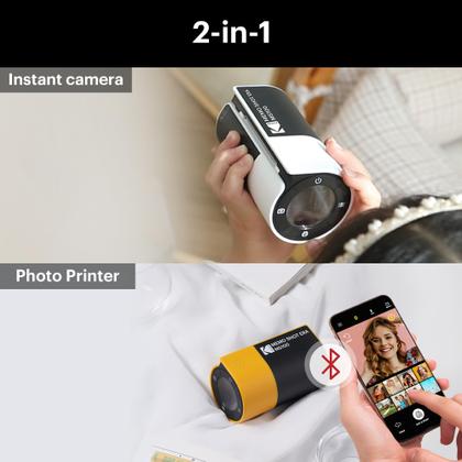 Câmera Instantânea Kodak Memo Shot ERA Kids Yellow - Impressora de