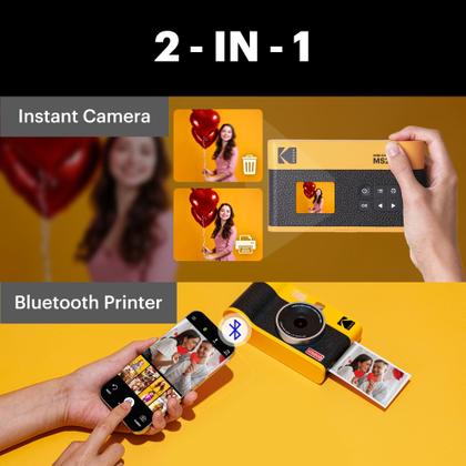 Imagem de Câmera Instantânea Kodak Mini Shot 2 Retro - Impressora Fotográfica