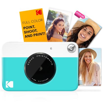 Imagem de Câmera Instantanea Kodak Printomatic - Pacote de Presente Azul