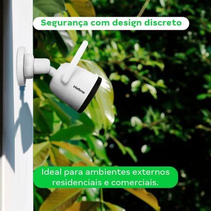 Imagem de Câmera Inteligente Full HD iM5 SC com MicroSD 32GB Branca Intelbras