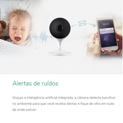 Imagem de Câmera Inteligente iM3 C Full Hd Wifi Branca Intelbras