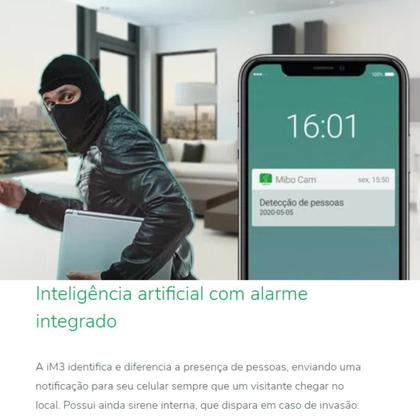 Imagem de Câmera Inteligente iM3 C Full Hd Wifi Branca Intelbras
