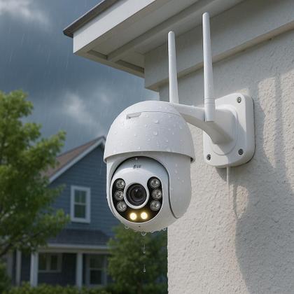 Imagem de Câmera Inteligente WiFi A8 1080p PTZ com Visão Noturna