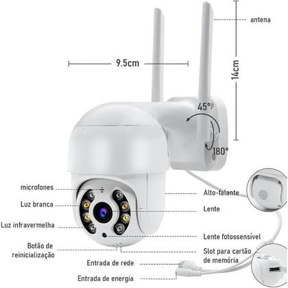 Imagem de Câmera Inteligente Wifi A8 Zoom 4x Detector de Movimentos