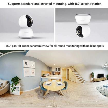 Imagem de Câmera Interna Smart , WiFi, Full HD, Alexa, Ok Google, XiaomiMi Visão Noturna, Branca