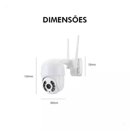 Imagem de Camera Ip 2.4g A8-02 Wifi Externa Speed Dome Zoom Prova Dágua