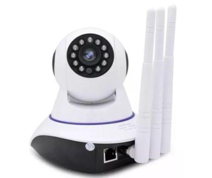 Imagem de Câmera Ip 3 Antenas Onvif Wifi Wireless Yoosee Visão Noturna Segurança Robô - IP Camera