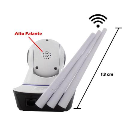 Imagem de Câmera Ip 3 Antenas Wifi Wireless Yoosee 3 Geração Noturna