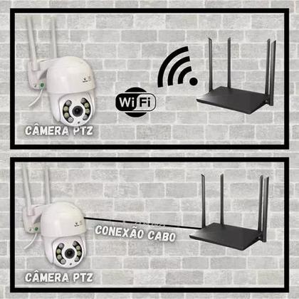 Imagem de Câmera Ip 5g A8 Zoom 4x Mais Wifi Prova Dágua3 A8-02