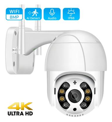 Imagem de Câmera Ip A8 App Icsee Infravermelho Prova D'água Externa Wifi Hd 3 Cor Branco Mestri