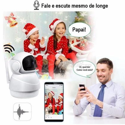 Imagem de Câmera Ip C360 Segurança Wifi Hd 1080P Sem Fio Jortan 8166Xp