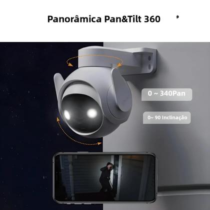 Imagem de Câmera IP Externa IMOU Cruiser 2 5MP 3K Wi-Fi Com Rastreamento Inteligente Por IA, Detecção De